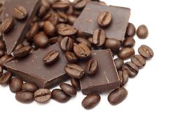 Chicchi di caffè al cioccolato 